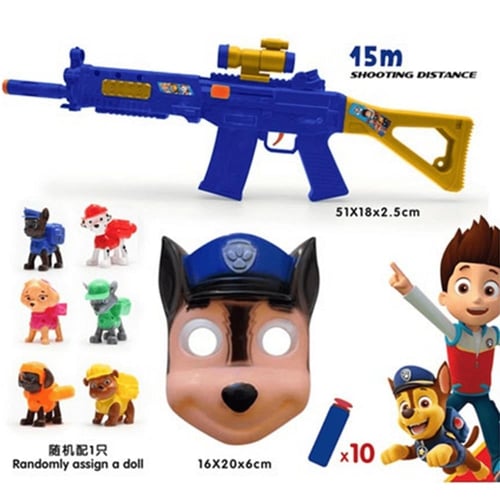 مسدس مع قناع دوريات المخلب