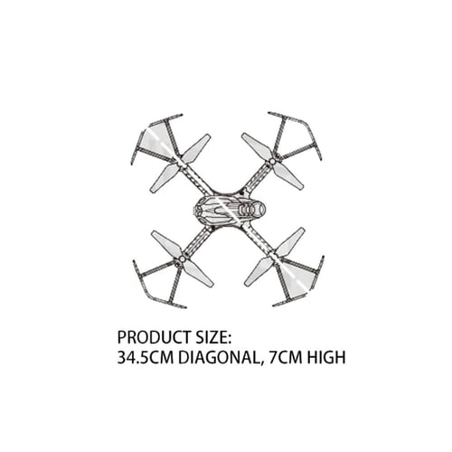 طائرة درون بقفاز تحكم