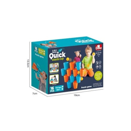 كاسات وكور 16 قطعة