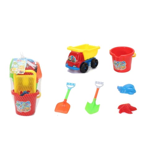 عربة الرمل والشاطئ