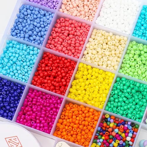 مجموعة خرز لصناعة اساور بنات