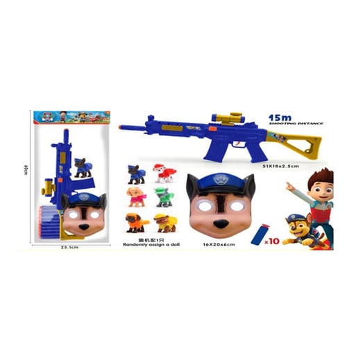 مسدس مع قناع دوريات المخلب