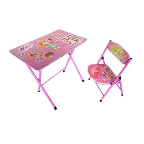 طقم طاولة وكرسي خشب (اولادي - بناتي )