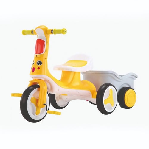 دراجة ثلاثية مع عربة خلفية