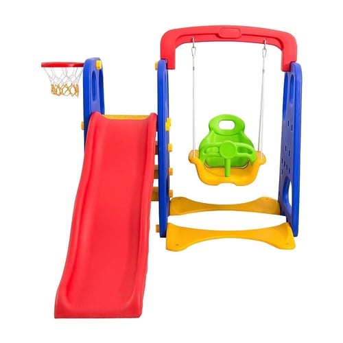 مرجيحة مع زحليقة أطفال