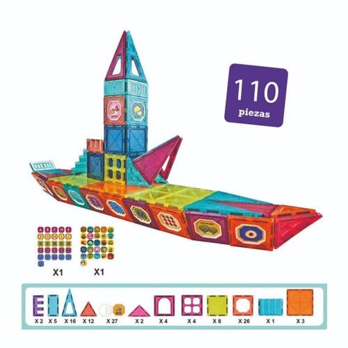 مكعبات المغناطيـس 110 قطعة