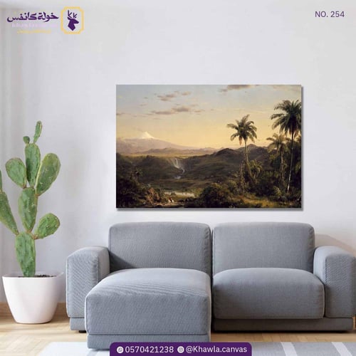 منظر طبيعي للنخيل