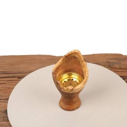 مبخره من خشب التيك الطبيعي