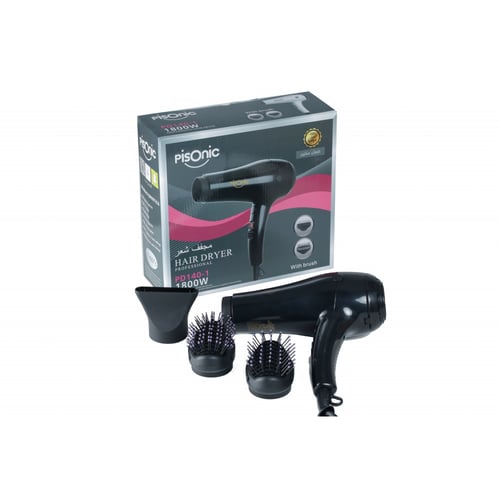 مجفف شعر 1800 واط مع فرشتين