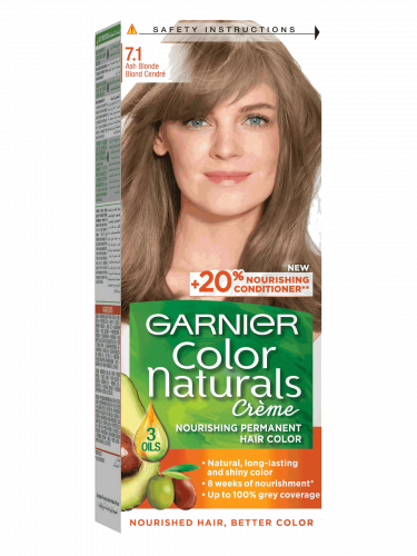 غارنيية صبغة الشعر كولور ناتشرلز اشقر رمادى 7.1