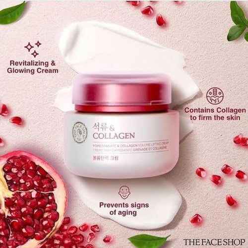 ذا فيس شوب | كريم ترطيب وشد البشرة بالرمان والكولا...