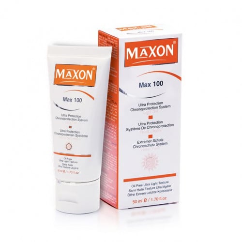 ماكسون ماكس 100 كريم حماية من الشمس بلون فاتح 50 م...