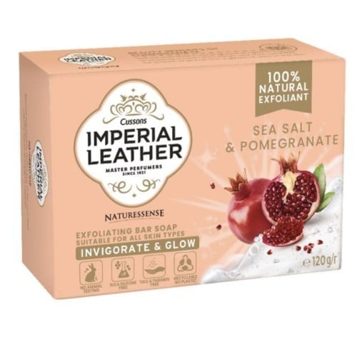امبيريال ليدز صابون طبيعي بملح البحر والرمان 120 ج...