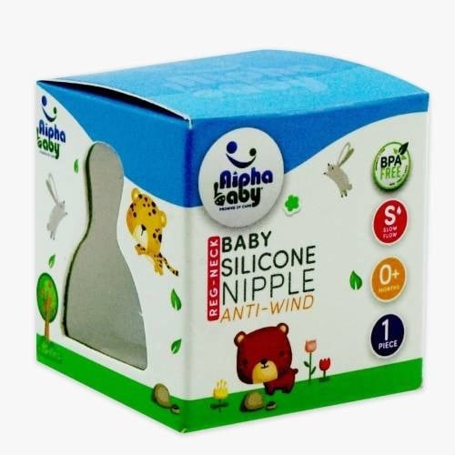 الفا حلمة سيليكون بطيئة التدفق صغيرة S 1 قطعة 001