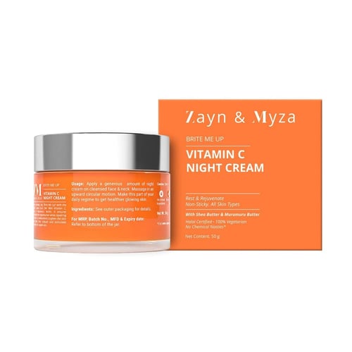 زين و ميزا كريم الليل بفيتامين سي 50 مل