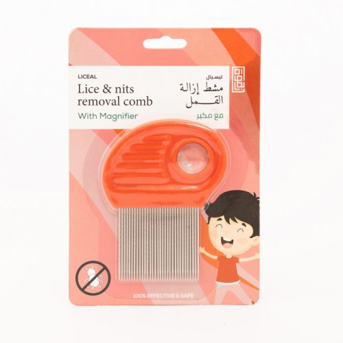 ليسيال مشط ازالة القمل مع عدسة مكبرة
