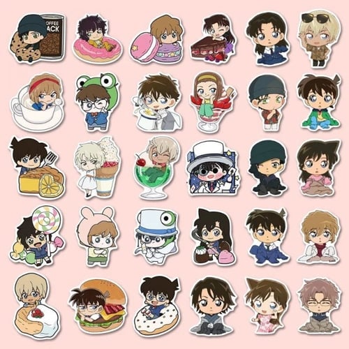 Sticker Set: Conan Chibi