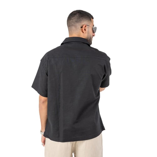 Black Linen Shirt