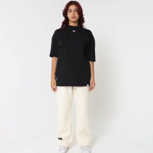 black t-shirt