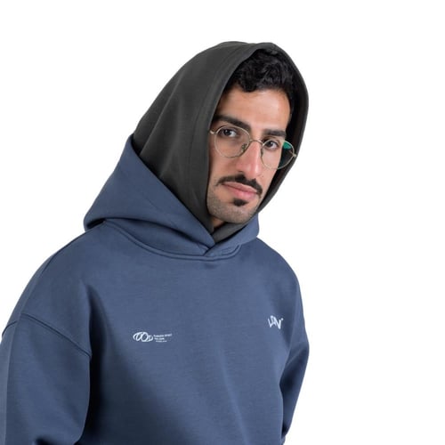Dark blue hoodie