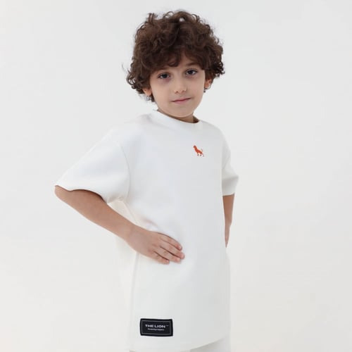 White T-shirt and shorts