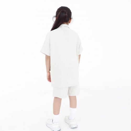 Linen shirt and shorts