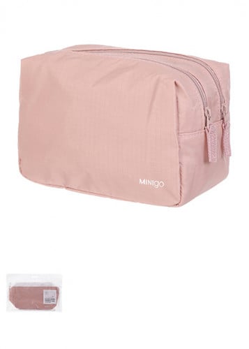 حقيبة مستحضرات التجميل المحمولة - وردي MINIGO