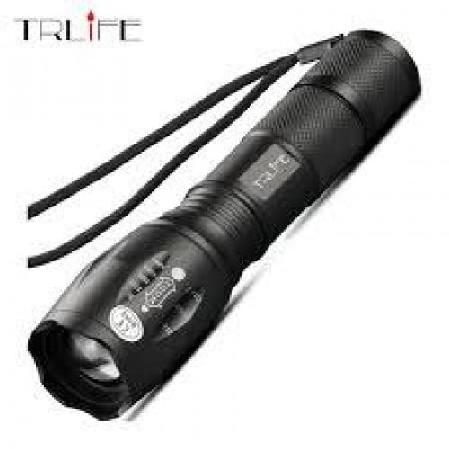 كشاف ليدT6 LED قابل للشحن مع بطارية مدمجة 4000لومي...