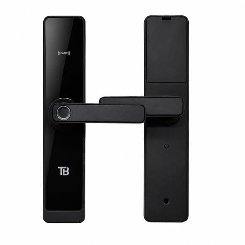 Smart lock with fingerprint, phone, and card for i...