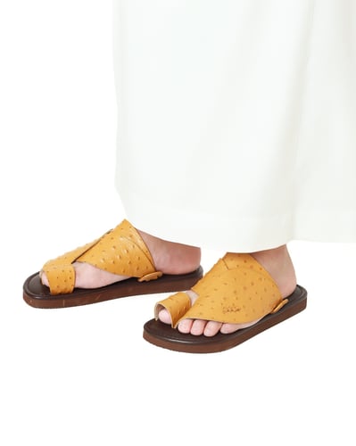 حذاء نعام جملي