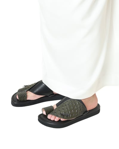 حذاء هلاّم جلد التمساح