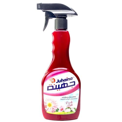 جهينة معطر جو بخاخ 500 مل * 12 حبة أحمر بينك .