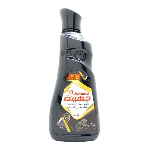 جهينة معطر ملابس و عباية مركز 1 لتر أسود .