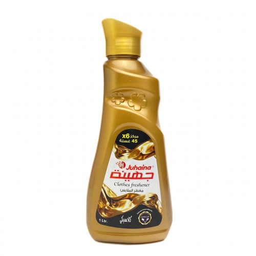 جهينة معطر ملابس مركز 1 لتر كلاسيكي ذهبي .