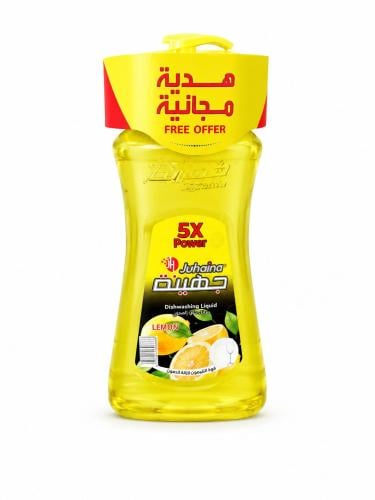 جهينة سائل غسيل الصحون شفاف ليمون مع هدية 1 لتر