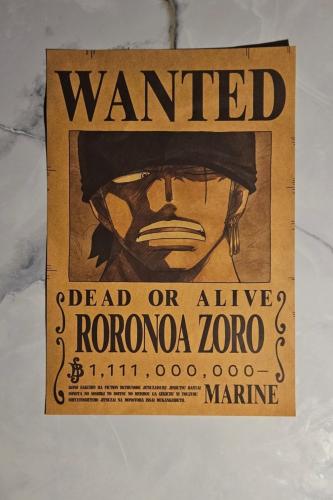 ملصق مطلوبين ( زورو )