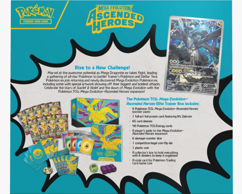 الطلب المسبق لـ بوكيمون ETB اسيندد هيروز