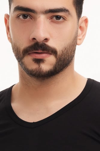 فنيلة نصف كم سبعة أسود CL-18V-BK