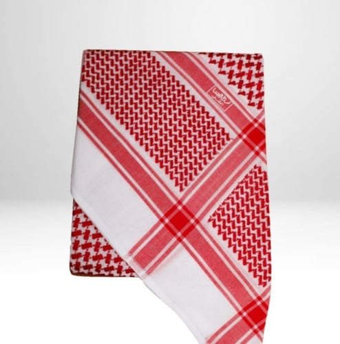 شماغ البتيستا احمر غامق