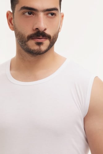 فنيلة كتافي أبيض CL-203