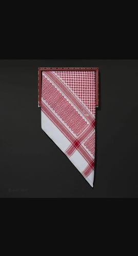 شماغ رسم احمر انجليزي - CE