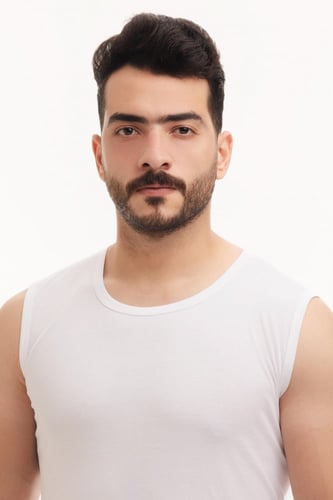 بوكس (6) قطع فنيلة كتافي رجالي أبيض BOX-CL-203