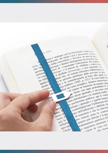 مثبت صفحات مع علامة مرجعية (قماش)