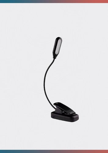 مصباح إضاءة بمشبك صغير