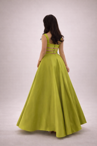 Lime Aura Gown