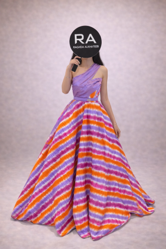 Mint Feather Gown