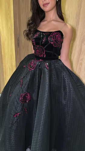 Crimson Noir Gown