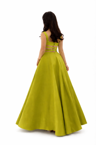 Lime Aura Gown