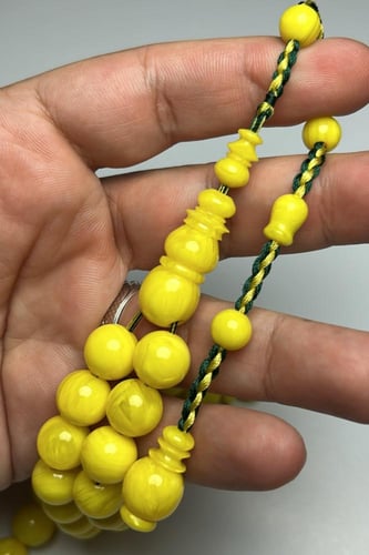 مسباح ديزاين عقود اصفر معرق
