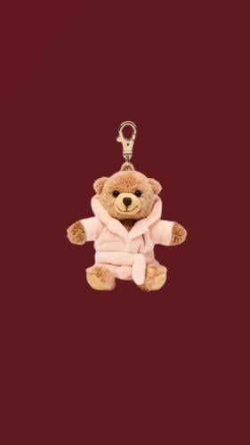 Teddy bear spa key ring